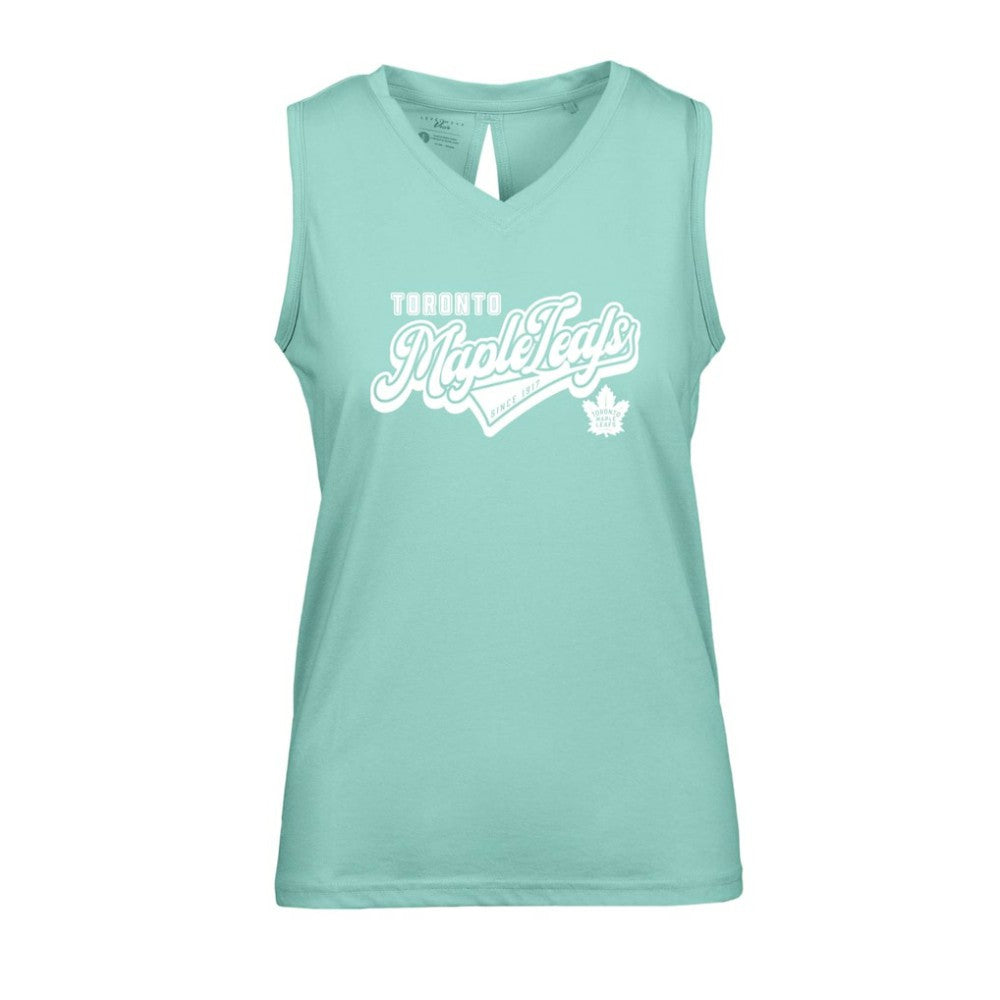 Toronto Maple Leafs Levelwear Women's Paisley Sweep V-Neck Tank Top - Mint | NHL on sale