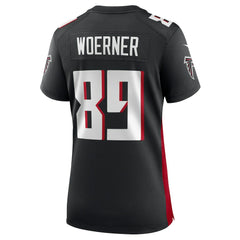 Charlie Woerner Atlanta Falcons Women's Game Jersey - Black - Nike