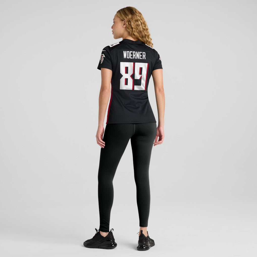 Charlie Woerner Atlanta Falcons Women's Game Jersey - Black - Nike