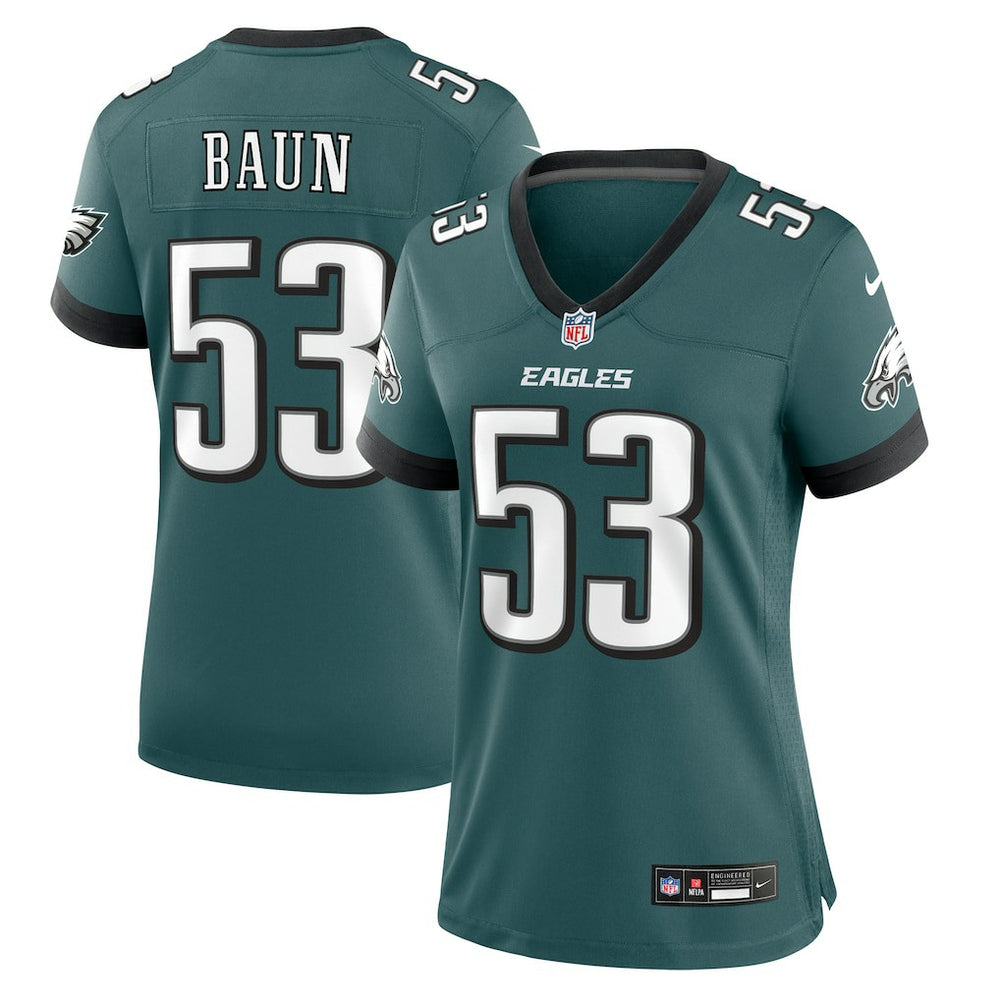 Zack Baun Philadelphia Eagles Women's Game Jersey - Midnight Green - Nike