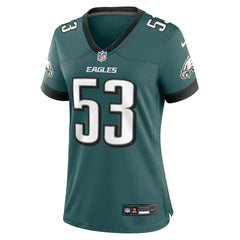 Zack Baun Philadelphia Eagles Women's Game Jersey - Midnight Green - Nike
