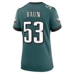 Zack Baun Philadelphia Eagles Women's Game Jersey - Midnight Green - Nike