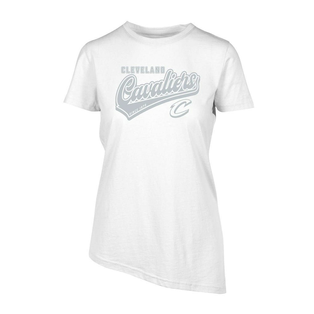 Cleveland Cavaliers Levelwear Women's Birch Sweep T-Shirt White