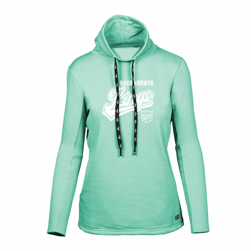 Sacramento Kings Levelwear Women's Loop Sweep Pullover Sweatshirt Mint