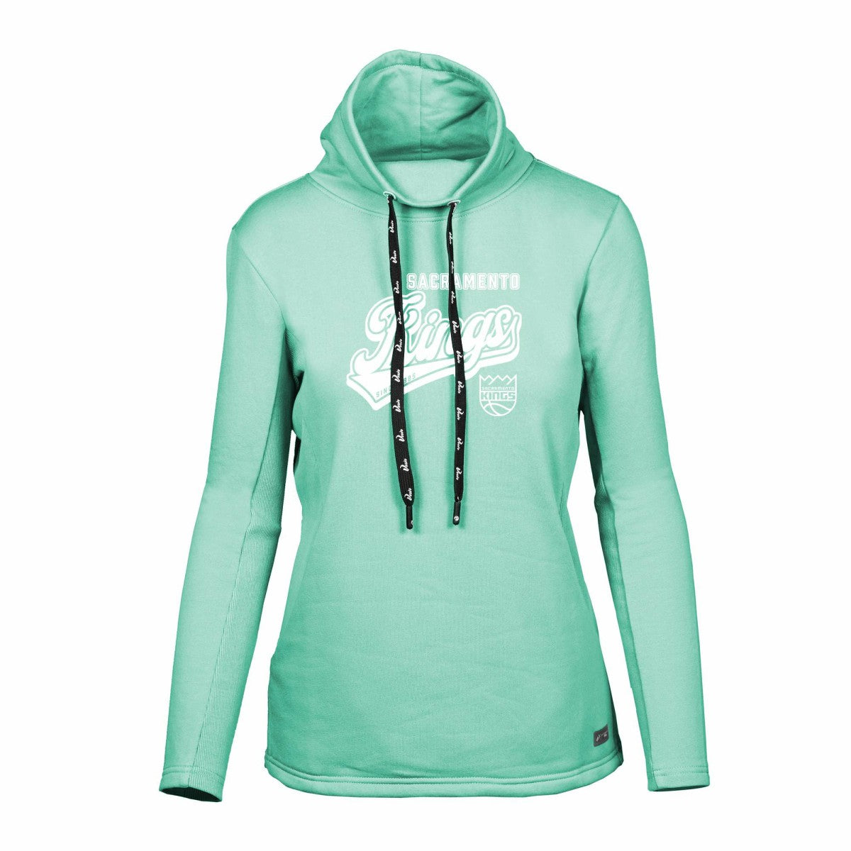 Sacramento Kings Levelwear Women's Loop Sweep Pullover Sweatshirt Mint