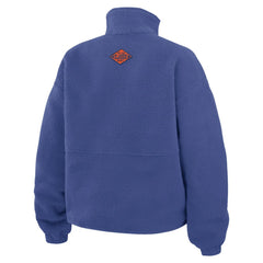New York Islanders WEAR by Erin Andrews Women's Polar Fleece Half-Zip Jacket - Royal | NHL discount