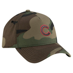 Chicago Cubs New Era Woodland Team Pop 9FORTY A-Frame Adjustable Hat Outlet