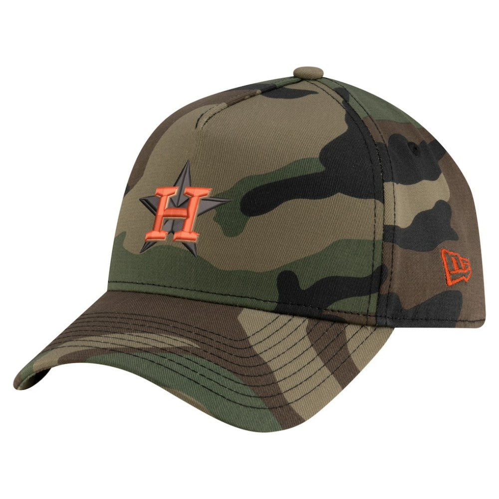 Houston Astros New Era Woodland Team Pop 9FORTY A-Frame Adjustable Hat Near Me