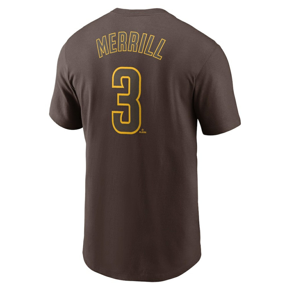 Jackson Merrill San Diego Padres Nike Fuse Name & Number T-Shirt Online