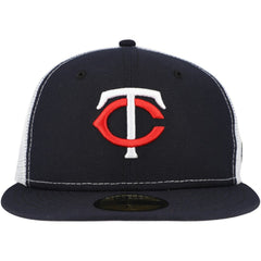 Minnesota Twins New Era Team Color 59FIFTY Trucker Fitted Hat Outlet