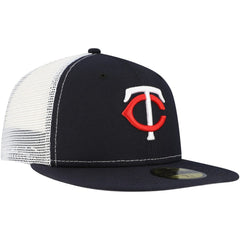 Minnesota Twins New Era Team Color 59FIFTY Trucker Fitted Hat Outlet