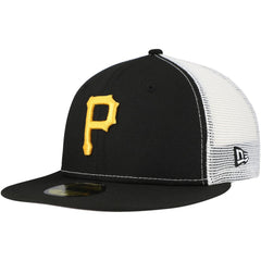 Pittsburgh Pirates New Era Team Color 59FIFTY Trucker Fitted Hat for sale