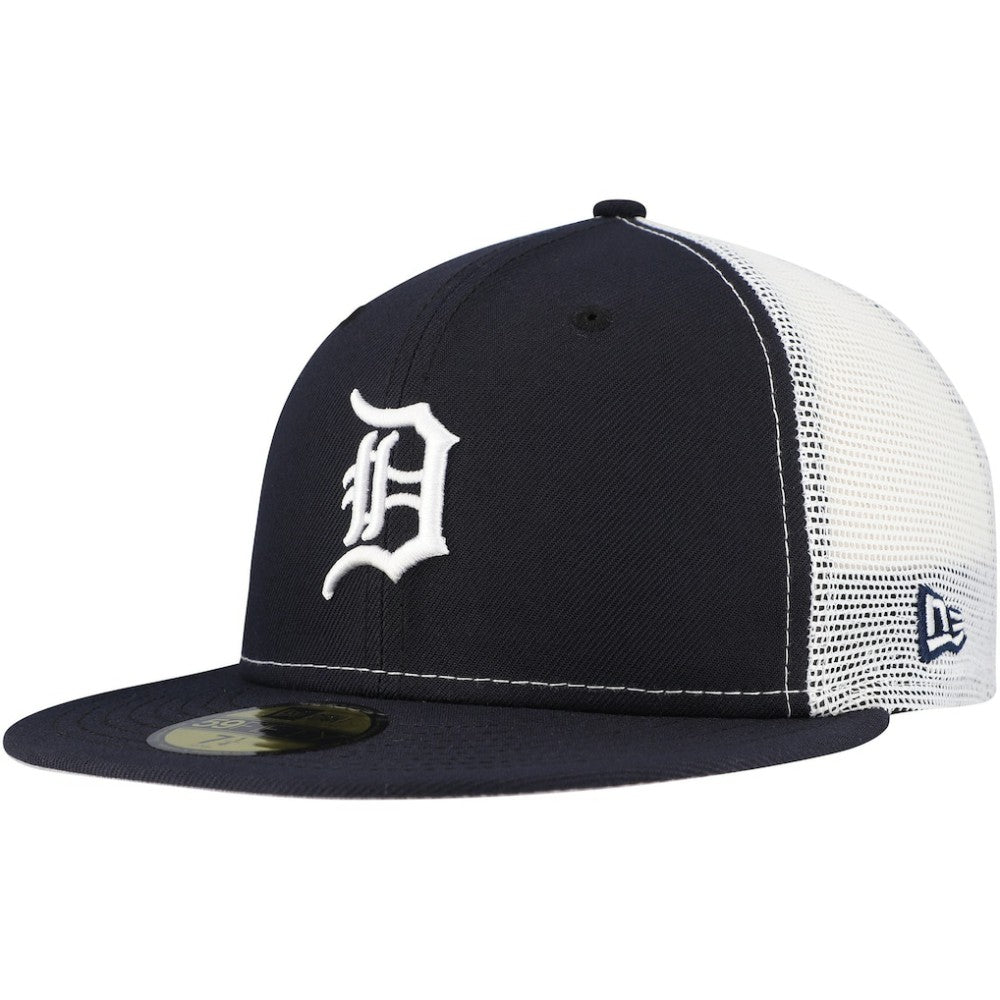 Detroit Tigers New Era Team Color 59FIFTY Trucker Fitted Hat for sale