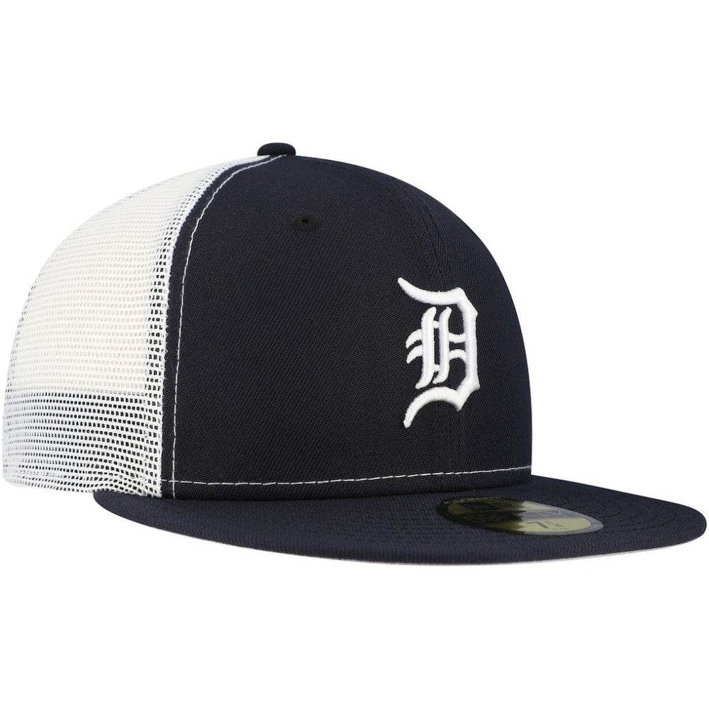 Detroit Tigers New Era Team Color 59FIFTY Trucker Fitted Hat for sale