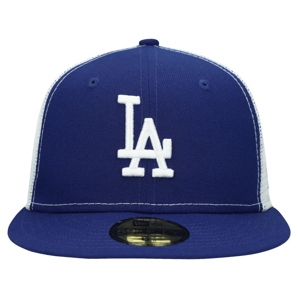 Los Angeles Dodgers New Era Team Color 59FIFTY Trucker Fitted Hat Near Me
