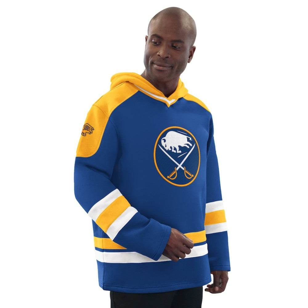 Buffalo Sabres Starter Hockey Pullover Hoodie - Royal/Gold | NHL sale