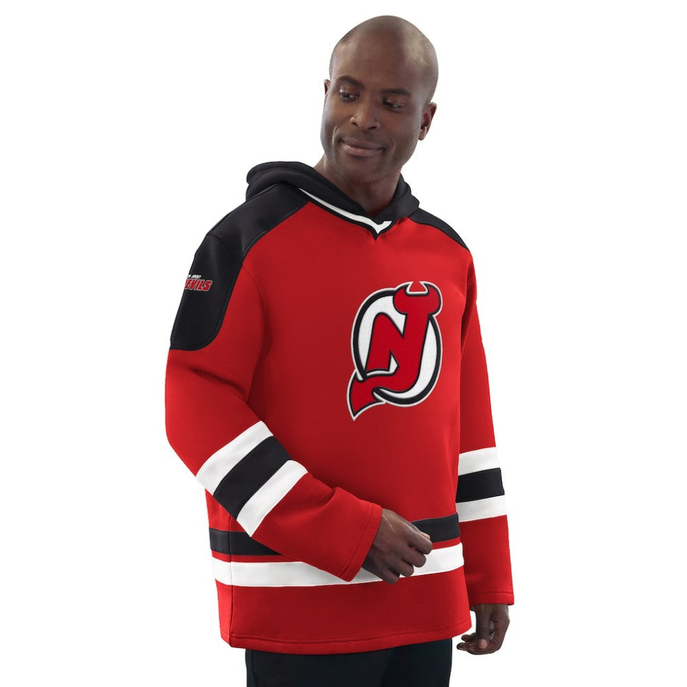 New Jersey Devils Starter Hockey Pullover Hoodie - Red/Black | NHL on sale