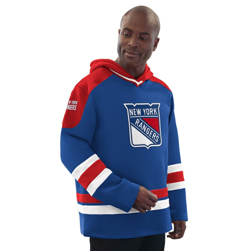 New York Rangers Starter Hockey Pullover Hoodie - Blue/Red | NHL on sale