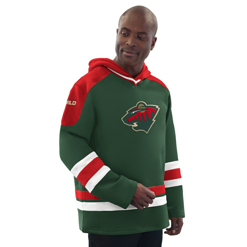 Minnesota Wild Starter Hockey Pullover Hoodie - Green/Red | NHL discount