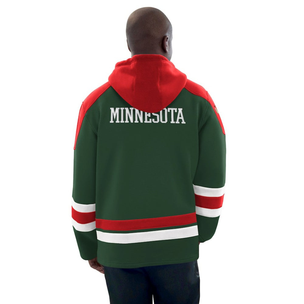 Minnesota Wild Starter Hockey Pullover Hoodie - Green/Red | NHL discount