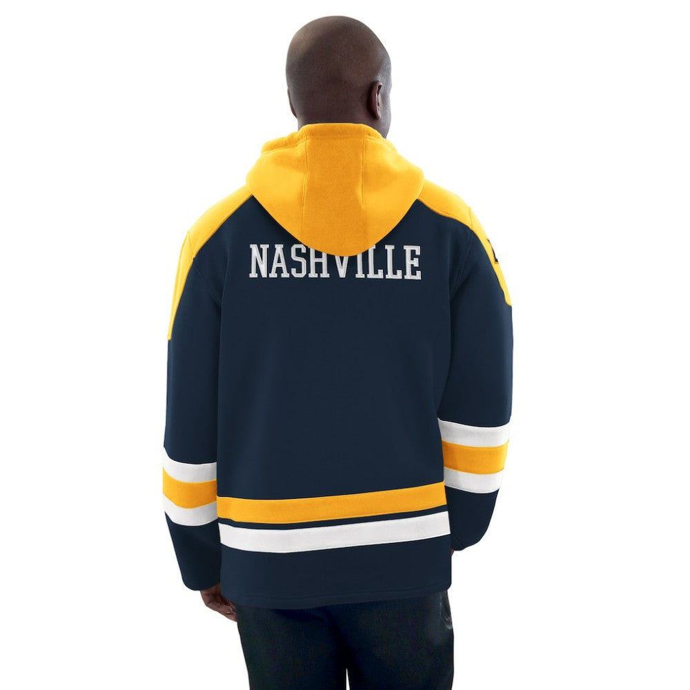 Nashville Predators Starter Hockey Pullover Hoodie - Navy/Gold | NHL near me