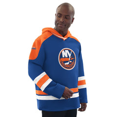 New York Islanders Starter Hockey Pullover Hoodie - Royal/Orange | NHL discount