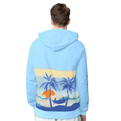 New York Rangers Margaritaville Island Dream Peached Pullover Hoodie - Blue | NHL Lifestyle