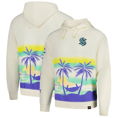 Seattle Kraken Margaritaville Island Dream Peached Pullover Hoodie - Cream | NHL on sale