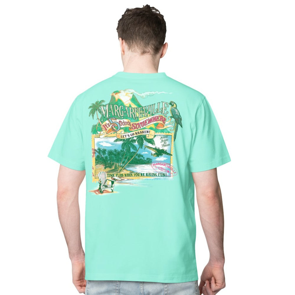Seattle Kraken Margaritaville Time Flies T-Shirt - Light Blue | NHL near me