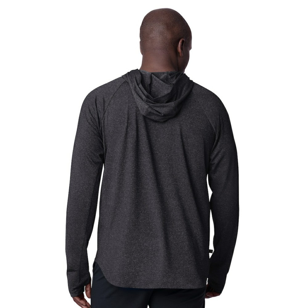 Chicago Blackhawks MSX by Michael Strahan Fast Track Raglan Long Sleeve Hoodie T-Shirt - Black | NHL online