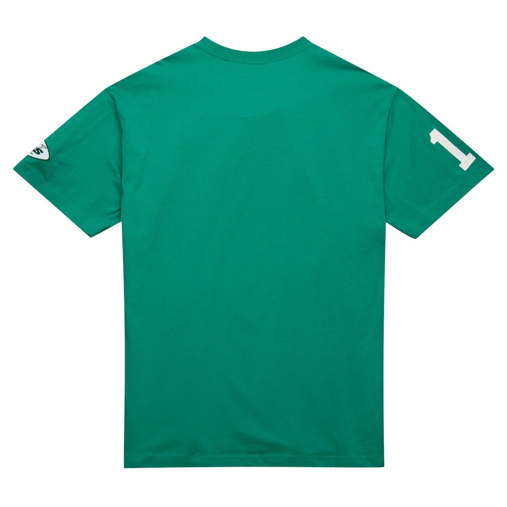 Joe Namath New York Jets Retired Player Nickname T-Shirt - Kelly Green - Mitchell & Ness