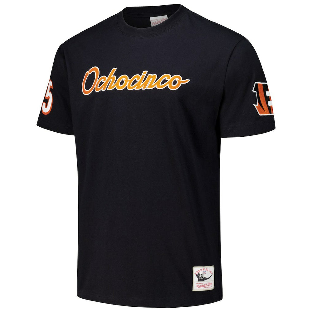 Chad Johnson Cincinnati Bengals Retired Player Nickname T-Shirt - Black - Mitchell & Ness
