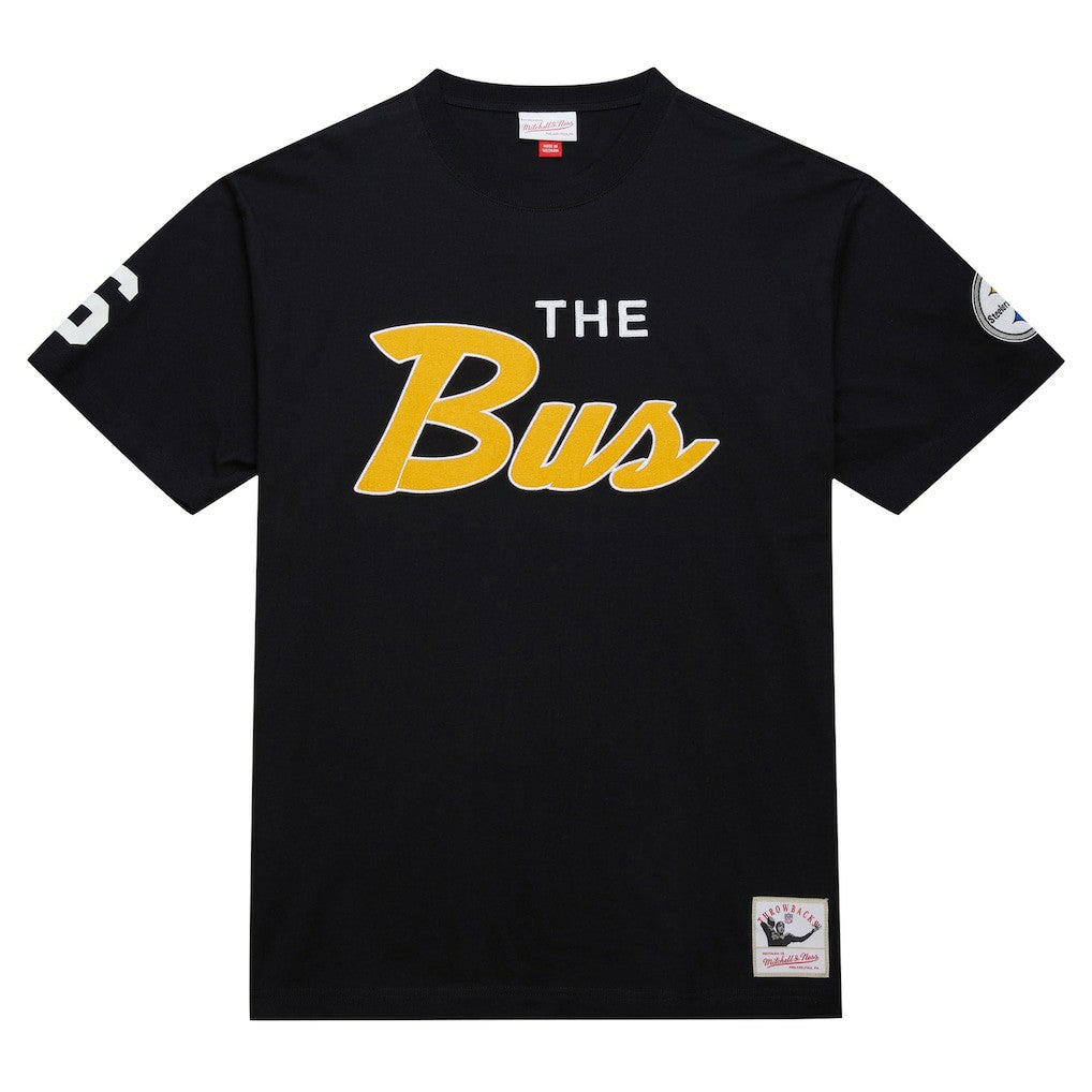 Jerome Bettis Pittsburgh Steelers Retired Player Nickname T-Shirt - Black - Mitchell & Ness