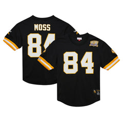Randy Moss Minnesota Vikings Retired Player Name & Number Mesh Top - Black - Mitchell & Ness