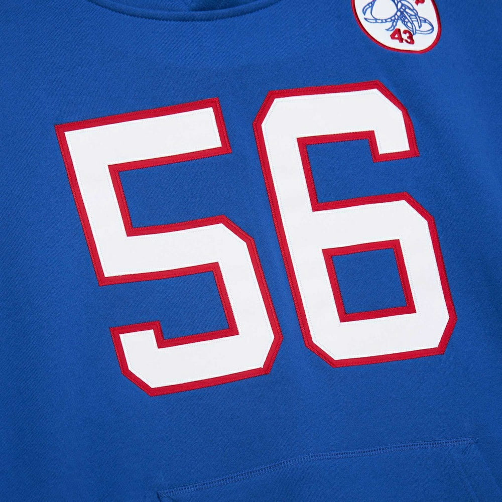 Lawrence Taylor New York Giants Retired Player Name & Number Pullover Hoodie - Royal - Mitchell & Ness