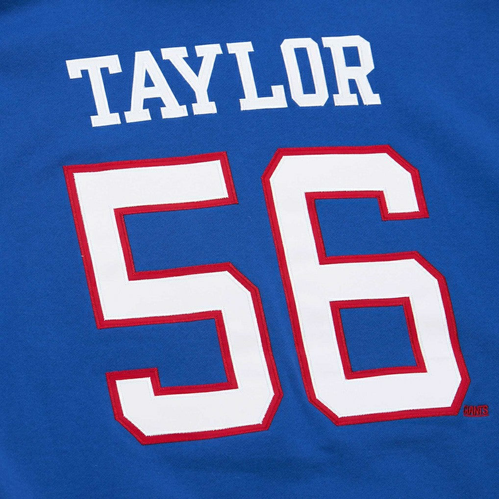 Lawrence Taylor New York Giants Retired Player Name & Number Pullover Hoodie - Royal - Mitchell & Ness