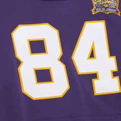 Randy Moss Minnesota Vikings Retired Player Name & Number Pullover Hoodie - Purple - Mitchell & Ness