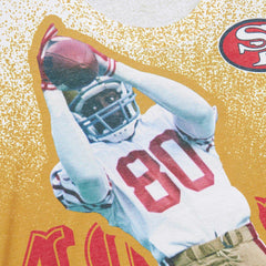 Jerry Rice San Francisco 49ers Burst Retired Player T-Shirt - Gray - Mitchell & Ness