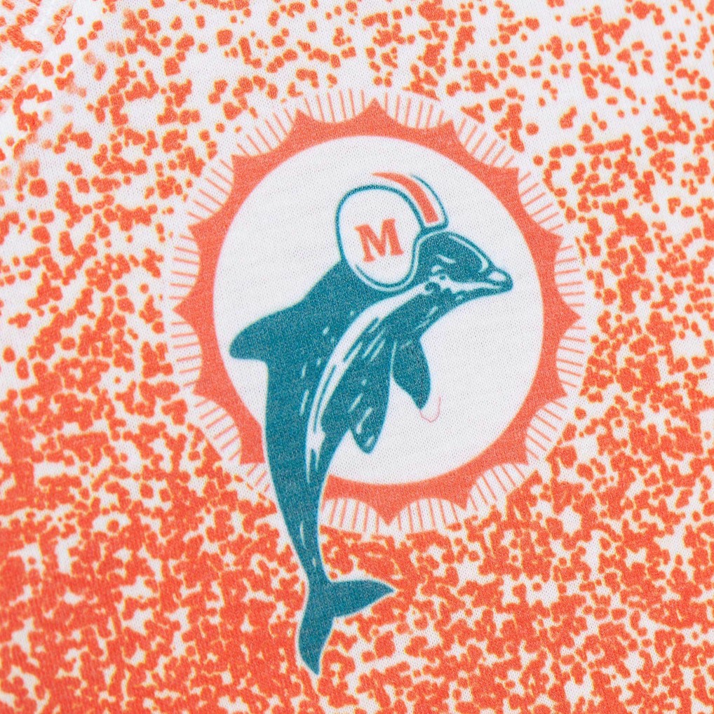 Dan Marino Miami Dolphins Burst Retired Player T-Shirt - White - Mitchell & Ness