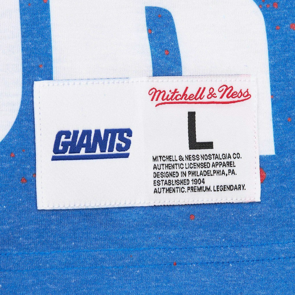 Lawrence Taylor New York Giants Burst Retired Player T-Shirt - Gray - Mitchell & Ness