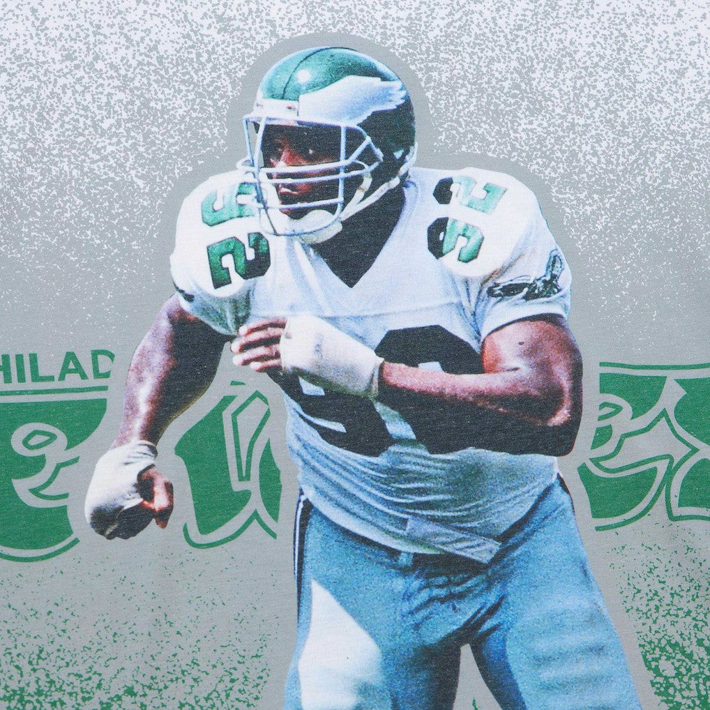 Reggie White Philadelphia Eagles Burst Retired Player T-Shirt - Gray - Mitchell & Ness