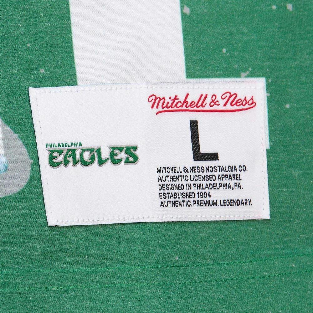 Reggie White Philadelphia Eagles Burst Retired Player T-Shirt - Gray - Mitchell & Ness