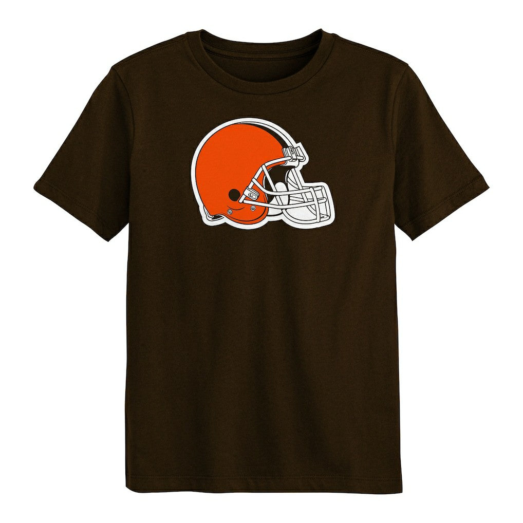 Cleveland Browns Preschool Primary Logo T-Shirt - Brown - NFL