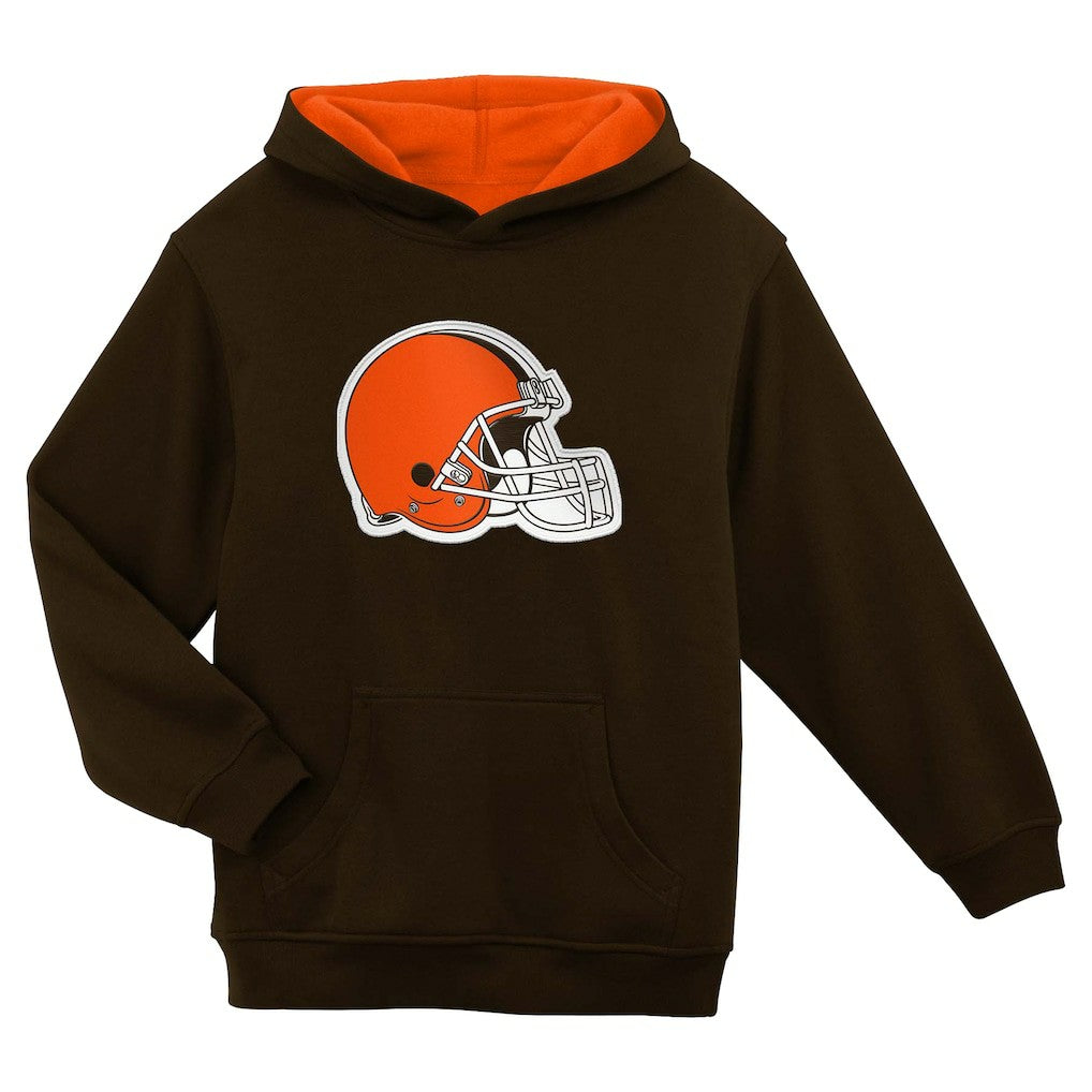Cleveland Browns Outerstuff Preschool Prime Pullover Hoodie - Brown - NFL