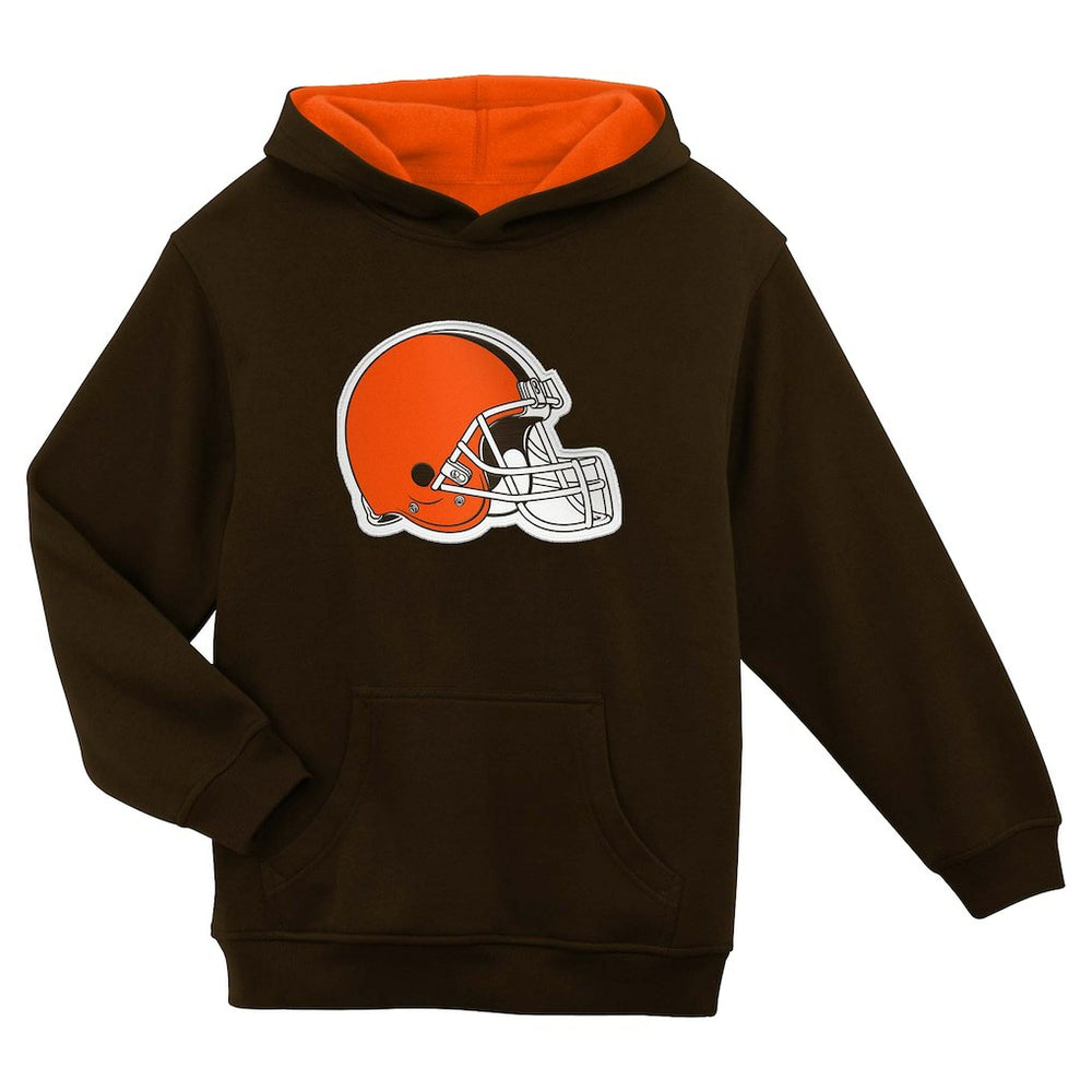 Cleveland Browns Outerstuff Preschool Prime Pullover Hoodie - Brown - NFL