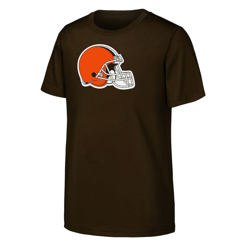 Cleveland Browns Outerstuff Youth Primary Logo T-Shirt - Brown - NFL