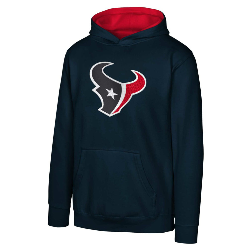 Houston Texans Youth Prime Pullover Hoodie - Navy - NFL