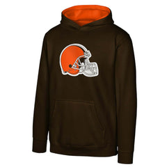 Cleveland Browns Youth Prime Pullover Hoodie - Brown - NFL