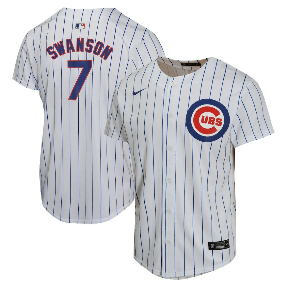 Dansby Swanson Chicago Cubs Nike Youth Home Game Player Jersey Outlet