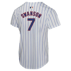 Dansby Swanson Chicago Cubs Nike Youth Home Game Player Jersey Outlet